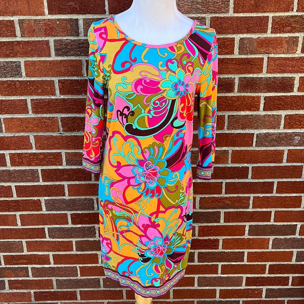 Trina Turk Floral Pattern Dress